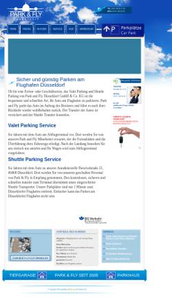 Vorschau der mobilen Webseite www.parkplatz-am-flughafen.com, Park and Fly Düsseldorf