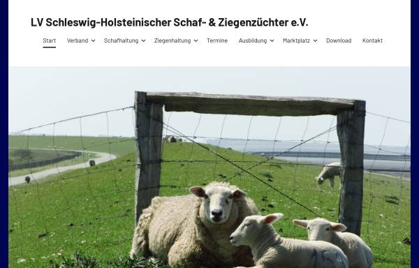 Vorschau von schafzucht-kiel.de, Landesverband Schleswig-Holsteinischer Schafzüchter e.V.