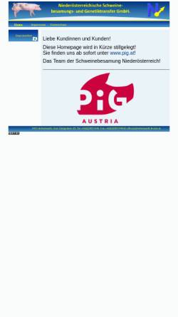 Vorschau der mobilen Webseite www.besamung-hohenwarth.at, NÖ. Schweinebesamungs- und Genetiktransfer GmbH