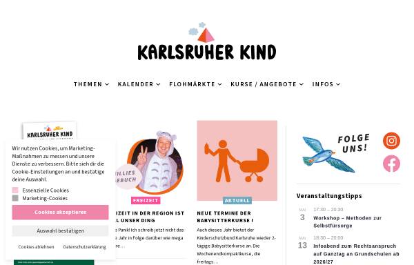 Vorschau von www.karlsruher-kind.de, Karlsruher Kind