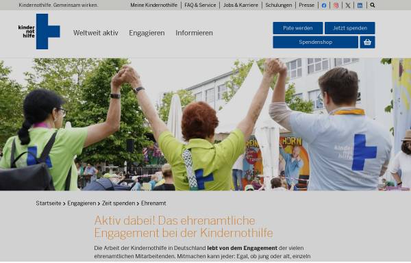 Vorschau von www.kindernothilfe.de, Kindernothilfe Freundeskreis Karlsruhe
