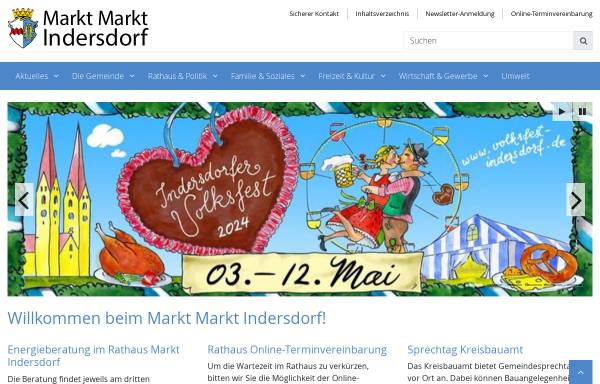 Vorschau von www.markt-indersdorf.de, Markt Indersdorf