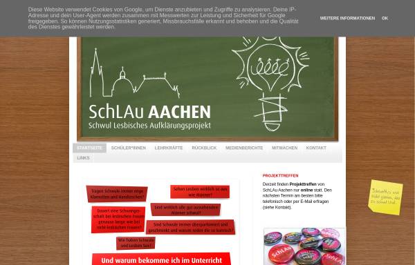 SchLAu - Schwul-Lesbisches Aufklärungsprojekt Aachen