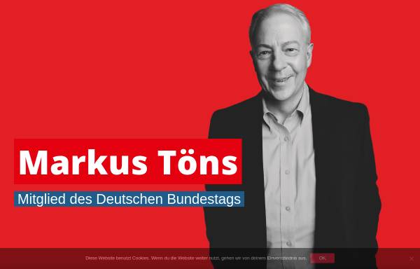 Vorschau von www.markus-toens.de, Töns, Markus (MdL)