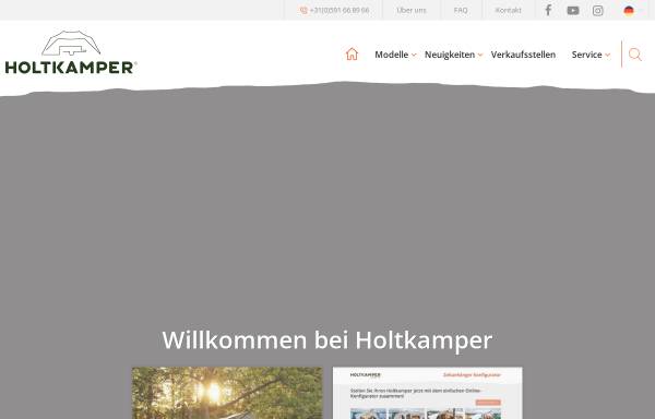 Vorschau von www.holtkamper.de, Holtkamp Faltcaravans GmbH