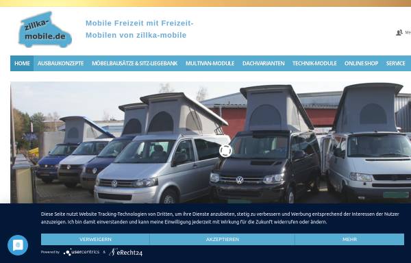 Vorschau von www.zillka-mobile.de, Freizeit- und Reisemobilbau