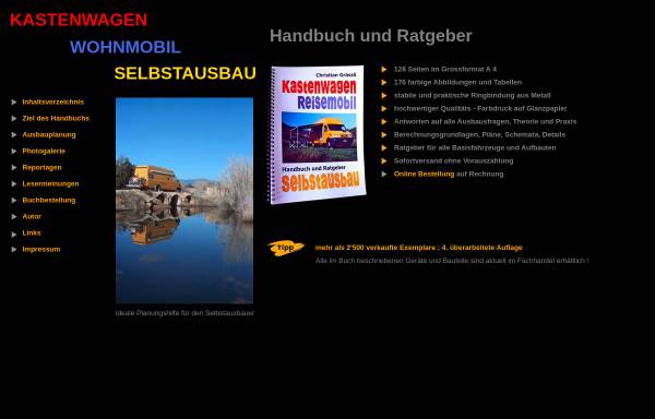 Vorschau von reisemobil-selbstausbau.ch, Handbuch und Ratgeber Selbstausbau