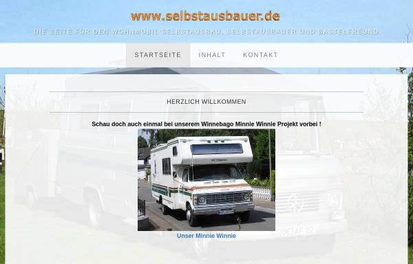 Vorschau von www.selbstausbauer.de, Informationen für den Wohnmobilselbstausbauer
