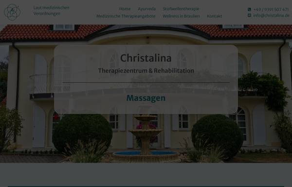 Vorschau von www.christalina.com, Hotel Villa Christalina