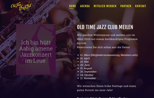 Vorschau von www.oldtimejazzclub.ch, Olt Time Jazz Club