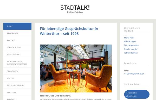 Vorschau von www.stadtalk.ch, StadTalk