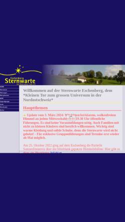 Vorschau der mobilen Webseite www.eschenberg.ch, Sternwarte Eschenberg