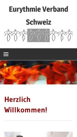 Vorschau der mobilen Webseite eurythmie-verband.ch, Schweizerischer Eurythmistenverband (SEV)