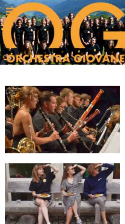 Vorschau der mobilen Webseite giovane.ch, Orchestra Giovane