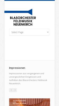 Vorschau der mobilen Webseite www.bofmn.ch, Blasorchester Feldmusik Neuenkirch