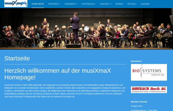 Vorschau von www.musixmax.ch, Musikmax Mittelaargau