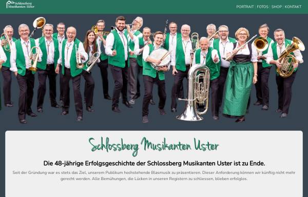 Vorschau von www.sbmu.ch, Schlossberg-Musikanten Uster