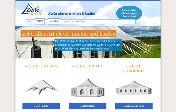 Vorschau von www.zelte-online.de, Zelte-Online.de, Knack die Nuss! Creative Service - Matthias Klopp