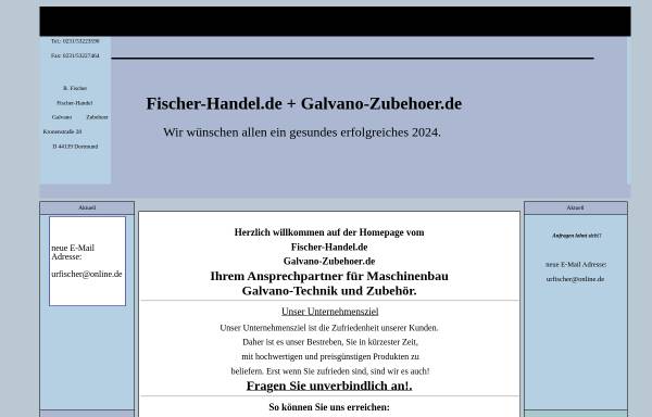 Vorschau von www.fischer-handel.de, Fischer-Handel, Inh. Udo Fischer