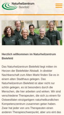 Vorschau der mobilen Webseite www.naturheilzentrum-cruewellhaus.de, Naturheilzentrum im Crüwellhaus