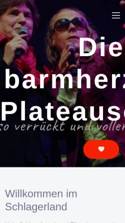 Vorschau der mobilen Webseite www.plateausohlen.de, Die Barmherzigen Plateausohlen
