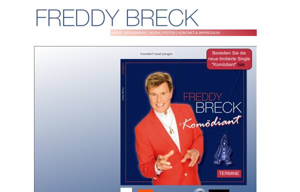 Vorschau von www.freddybreck.de, Breck, Freddy