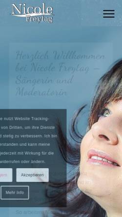 Vorschau der mobilen Webseite www.nicole-freytag.de, Freytag, Nicole