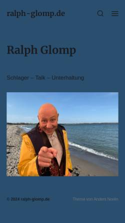 Vorschau der mobilen Webseite www.ralph-glomp.de, Glomp, Ralph
