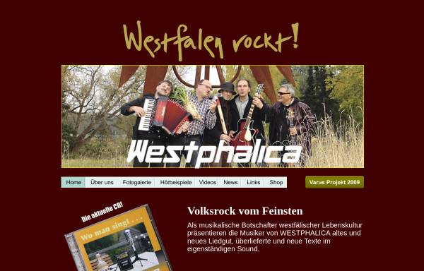 Vorschau von www.westphalica.de, Westphalica