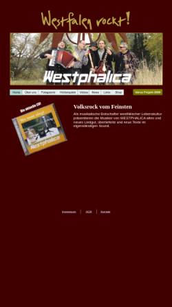 Vorschau der mobilen Webseite www.westphalica.de, Westphalica