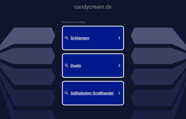 Vorschau von www.candycream.de, Candycream