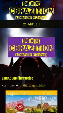 Vorschau der mobilen Webseite www.cbraz.de, c.braz