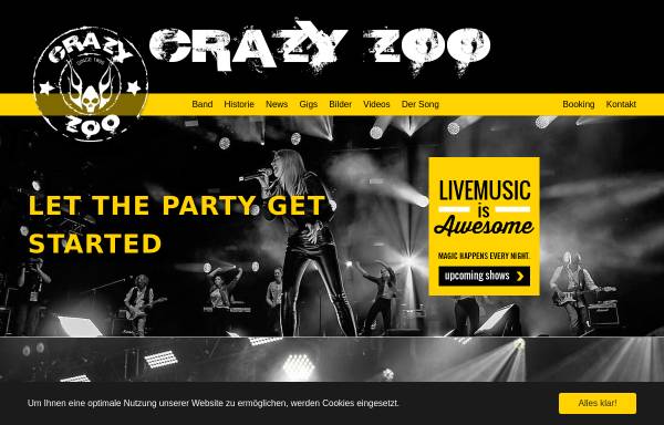 Vorschau von www.crazyzoo.de, Crazy Zoo