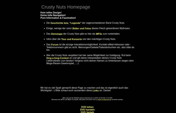 Vorschau von www.crusty-nuts.de, Crusty Nuts