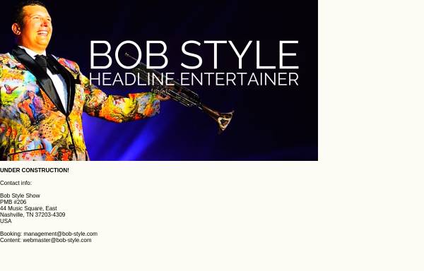 Vorschau von www.bob-style.com, Bob Style & Band