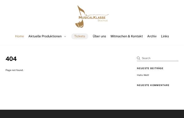 Vorschau von www.musicalklasse.de, Musicalklasse online