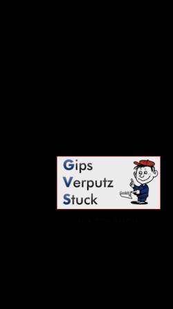 Vorschau der mobilen Webseite www.gvs-gmbh.de, GVS Gips Verputz Stuck GmbH Urexweiler