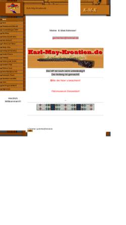 Vorschau der mobilen Webseite www.karl-may-kroatien.de, Drehorte in Kroatien