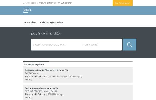 Vorschau von www.job24.de, Job24.de