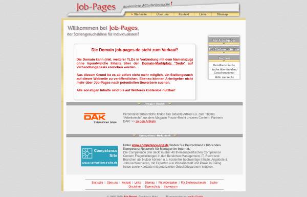 Vorschau von www.job-pages.de, Job-Pages