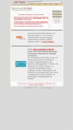 Vorschau der mobilen Webseite www.job-pages.de, Job-Pages