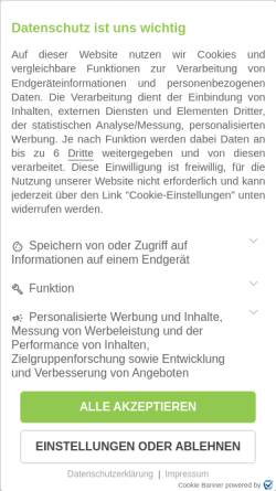 Vorschau der mobilen Webseite www.jobworld.de, Jobworld.de - Internext GmbH