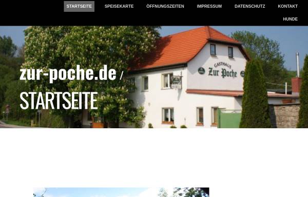 Vorschau von www.zur-poche.de, Gasthaus Zur Poche Mattstedt
