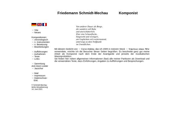 Vorschau von schmidt-mechau.de, Schmidt-Mechau, Friedemann