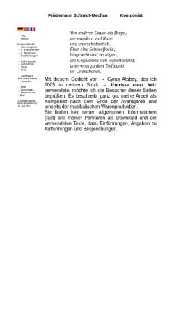 Vorschau der mobilen Webseite schmidt-mechau.de, Schmidt-Mechau, Friedemann