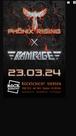 Vorschau der mobilen Webseite www.phoenix-rising.de, Phönix Rising