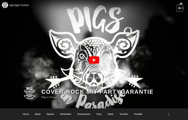 Vorschau von www.pigs-in-paradise.de, Pigs In Paradise
