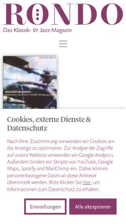 Vorschau der mobilen Webseite www.rondomagazin.de, Hubschrauber-Quartett