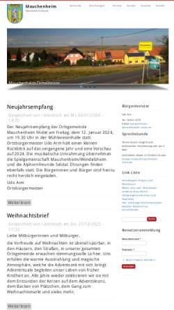Vorschau der mobilen Webseite mauchenheim-online.de, Ortsgemeinde Mauchenheim