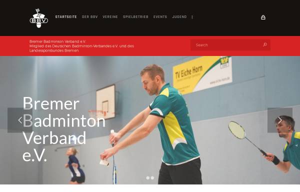 Vorschau von www.badminton-bremen.de, Bremer Badminton Verband